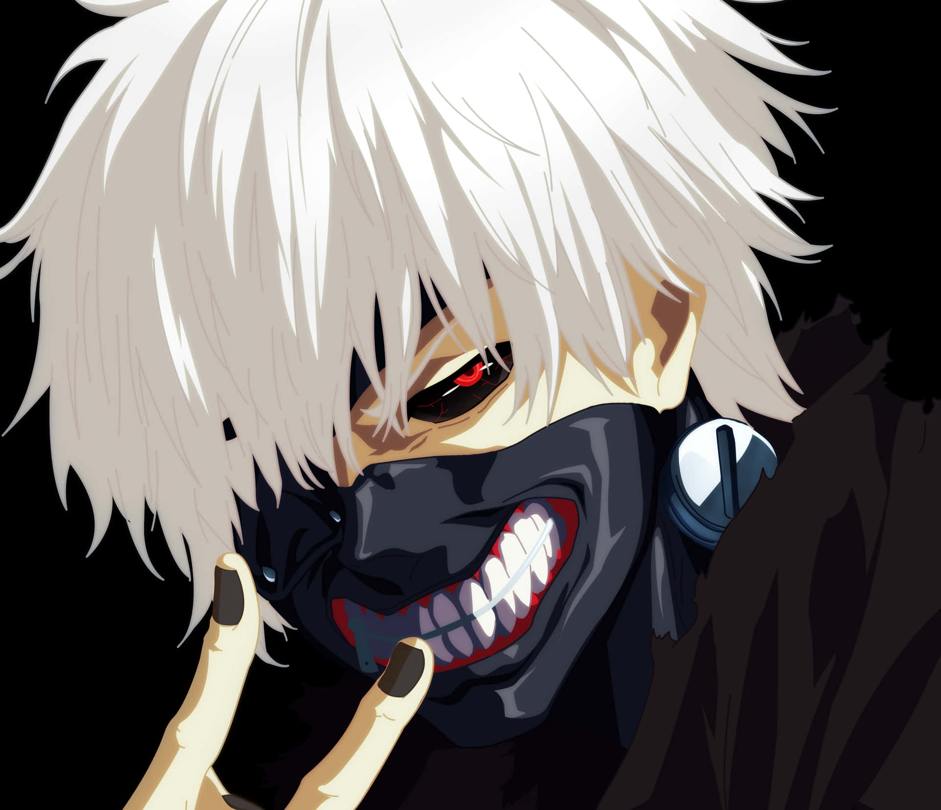 Peace Sign Kaneki Pfp Background