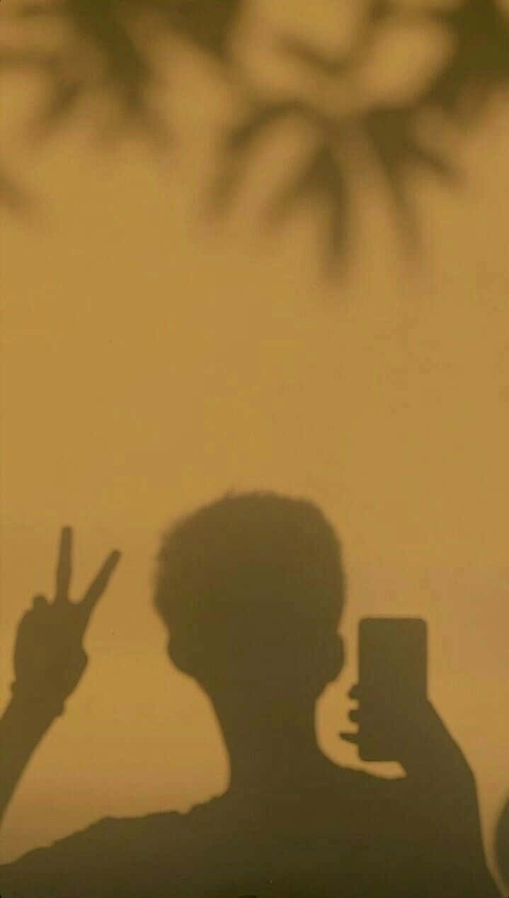Peace Sign Shadow Pfp Background
