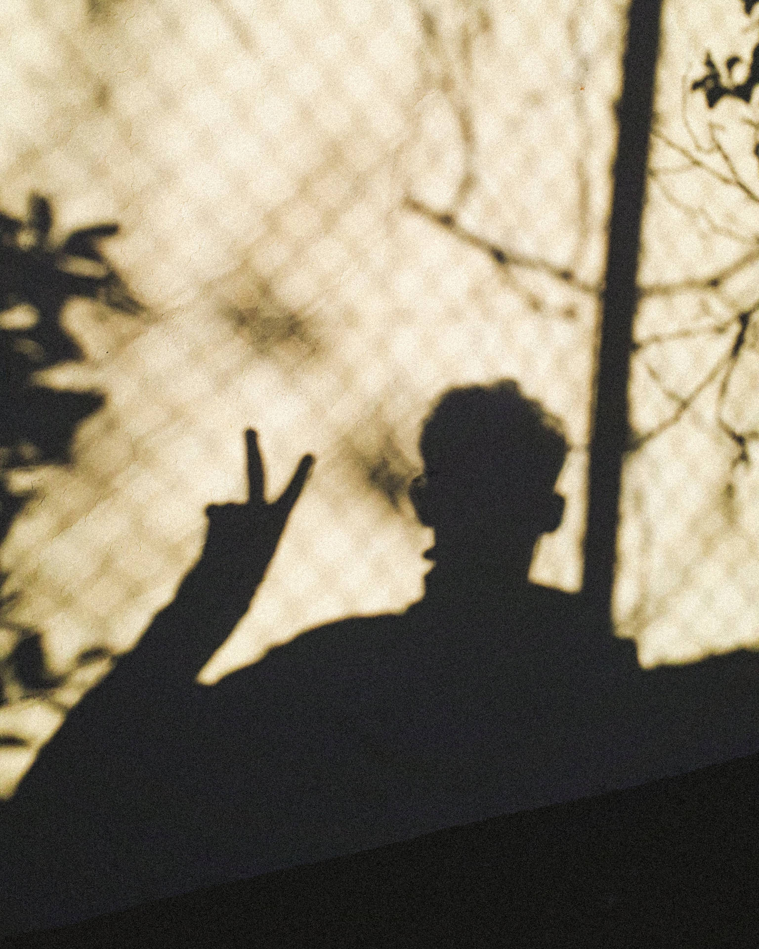 Peace Symbol Shadow
