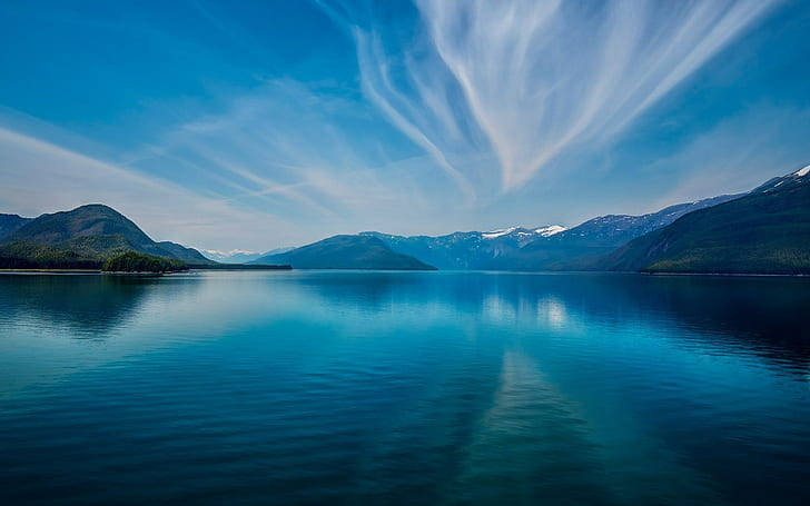 Peaceful Lake Full Screen Hd Desktop Background