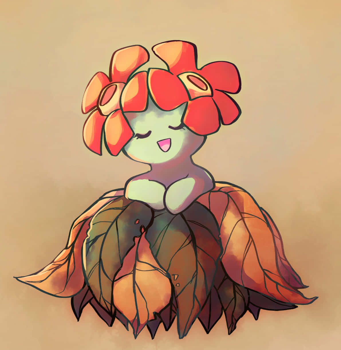 Peaceful Lfie Of Bellossom Background