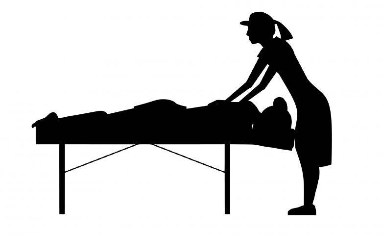 Peaceful Massage Therapy Illustration