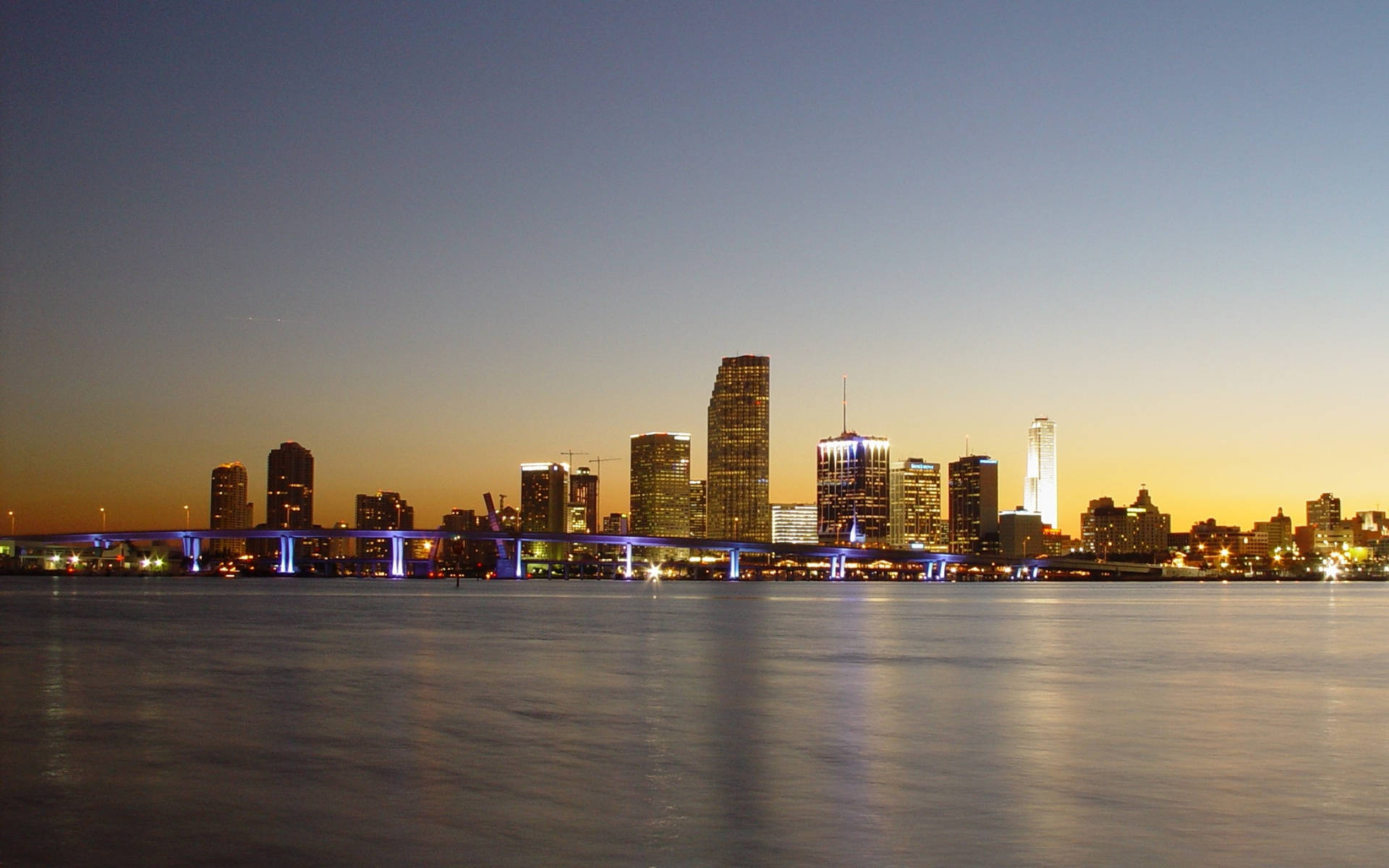 Peaceful Miami City Background