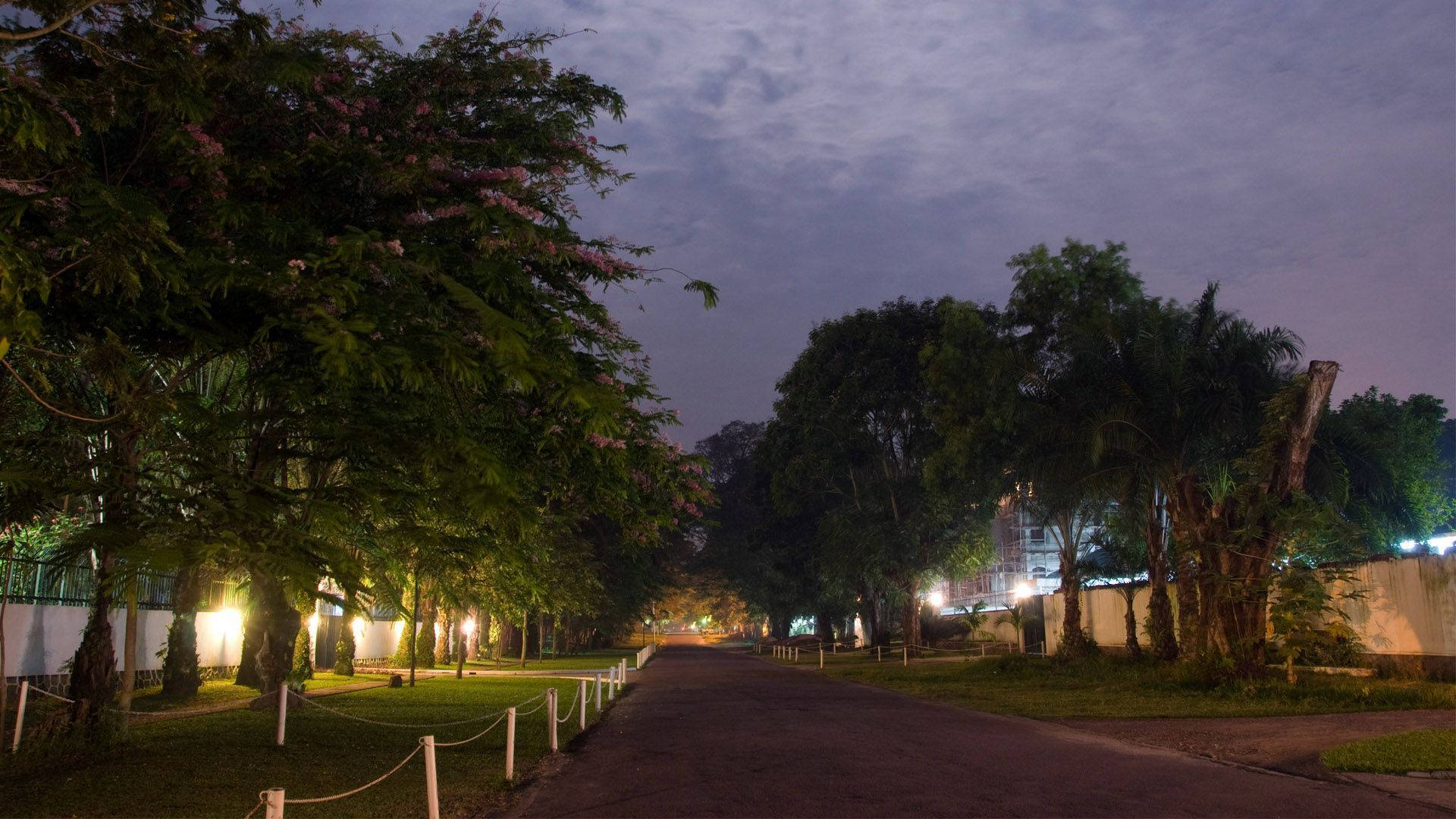 Peaceful Park In Congo Background