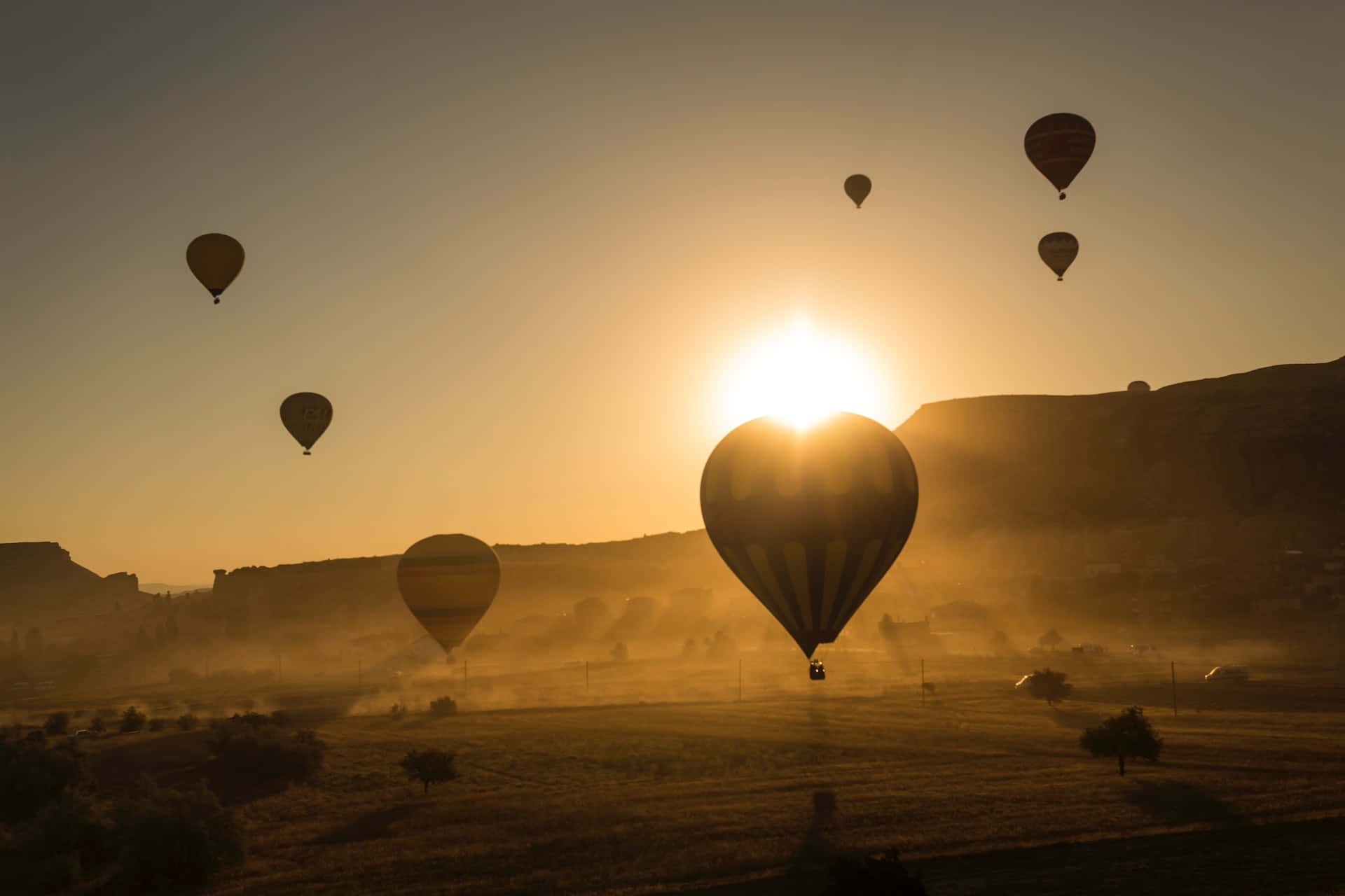 Peaceful Relaxing Hot Air Balloon Festival