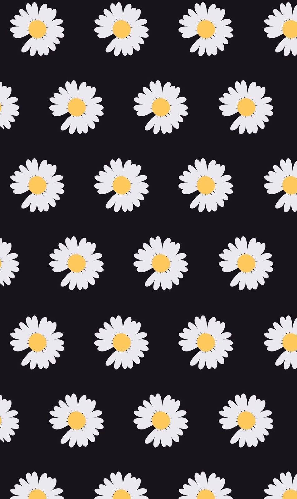Peaceminusone Daisy Pattern Background