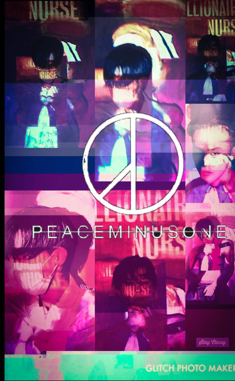 Peaceminusone Glitch Image Background