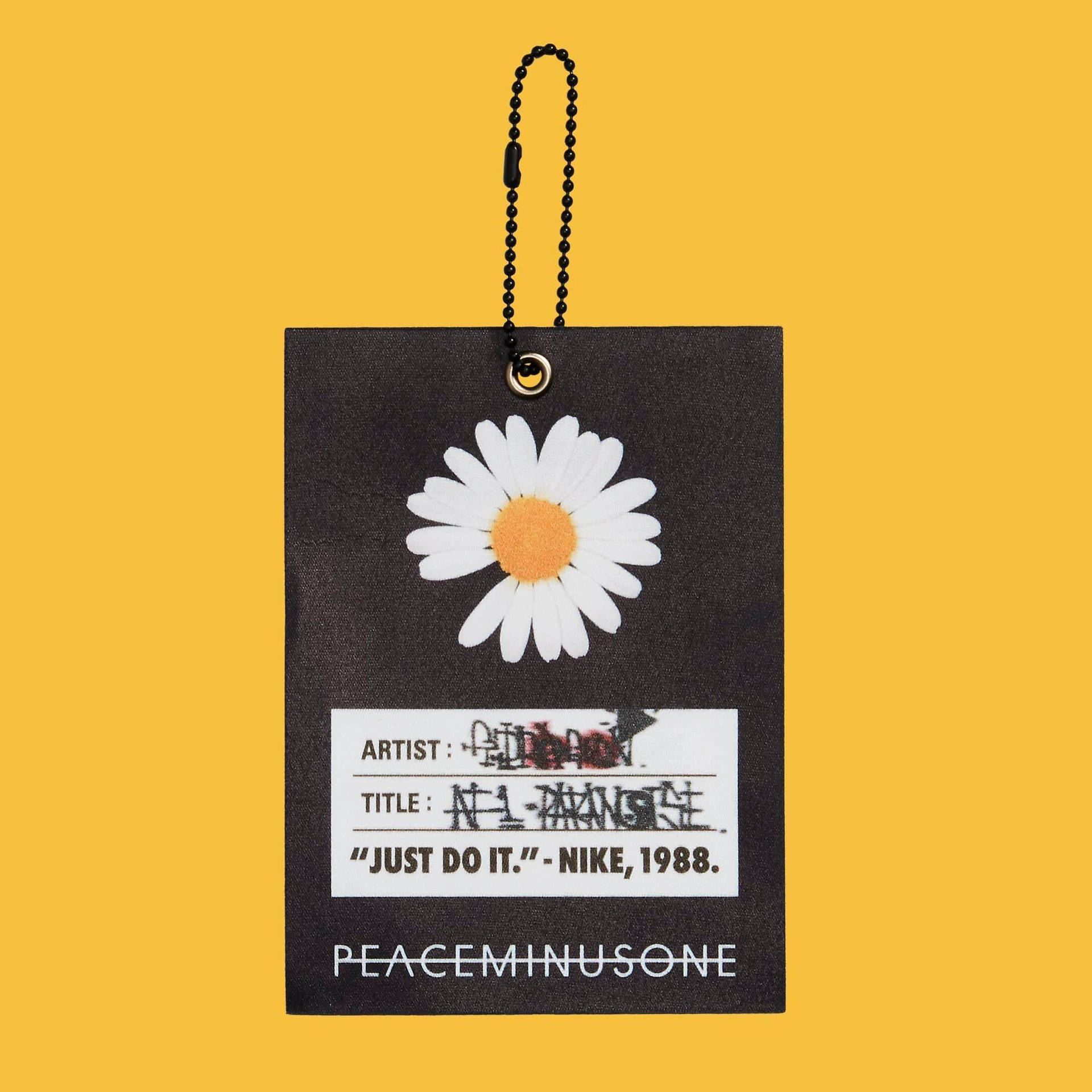 Peaceminusone In Yellow Background