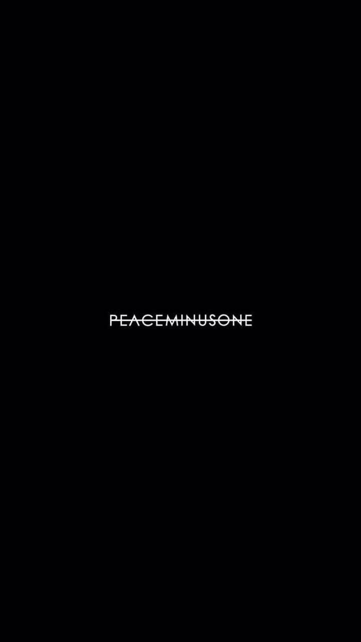 Peaceminusone Logo In White Background