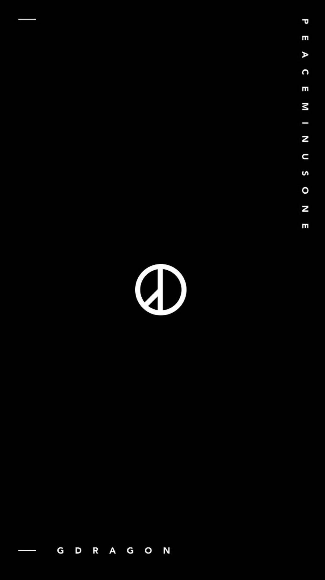 Peaceminusone Official Logo Background