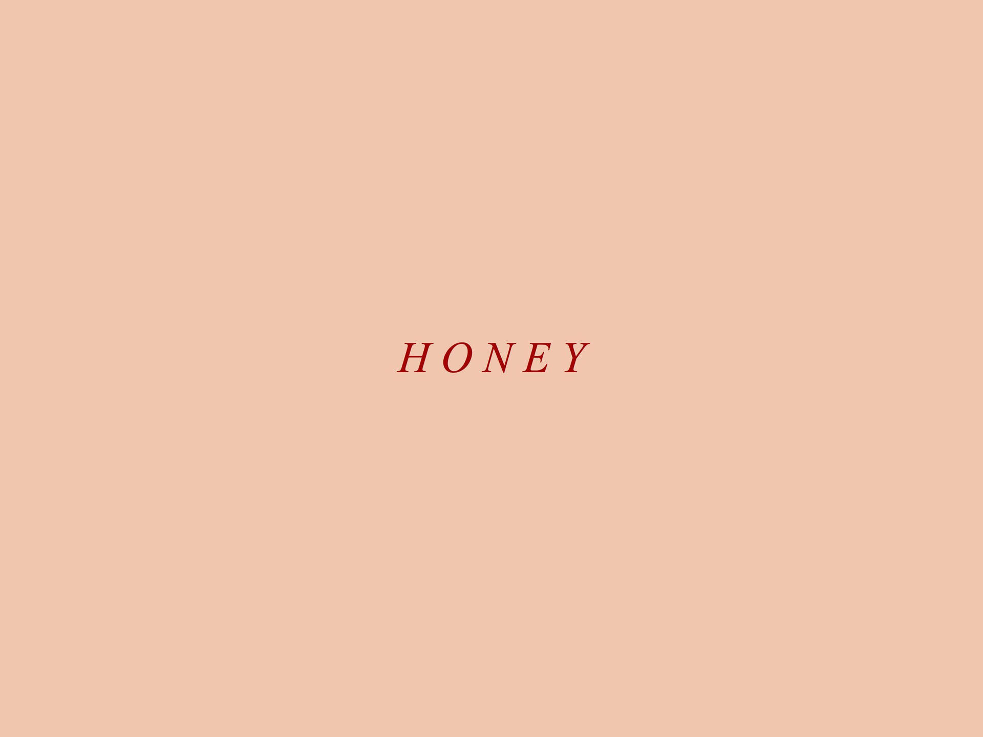 Peach Aesthetic Honey