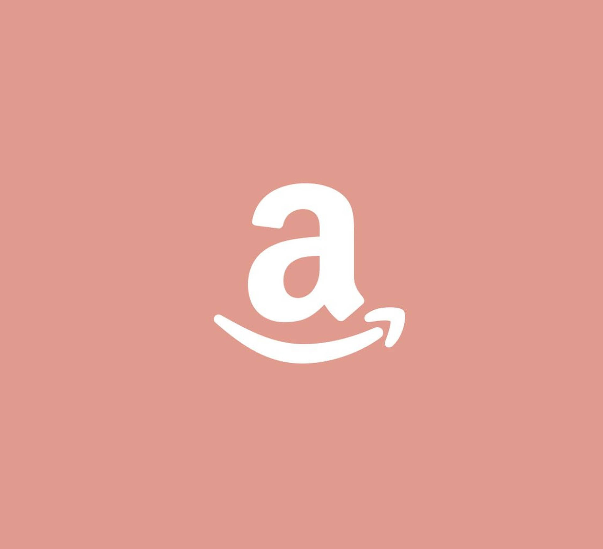 Peach Amazon Logo Background