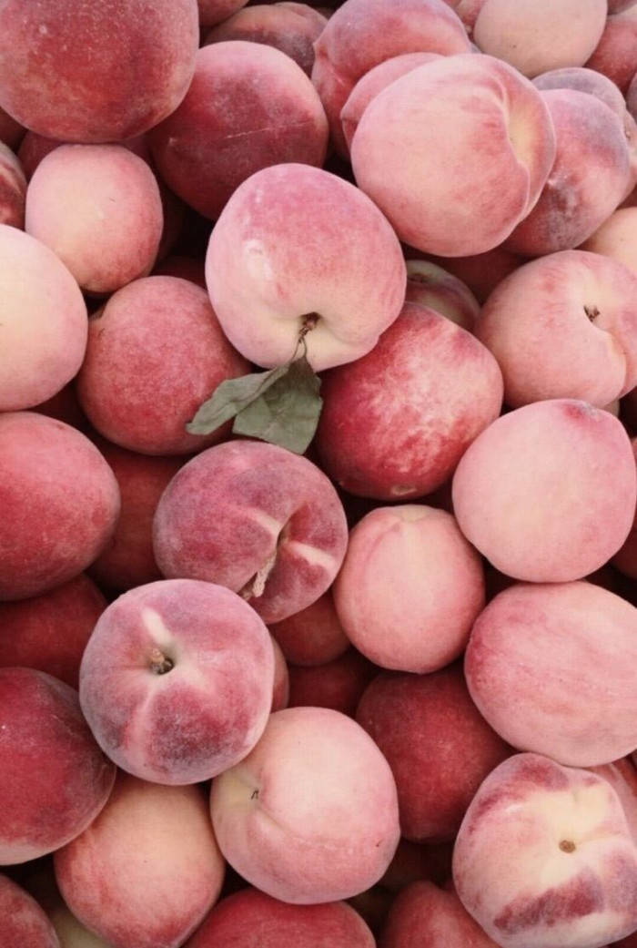 Peach Color Aesthetic Fruits