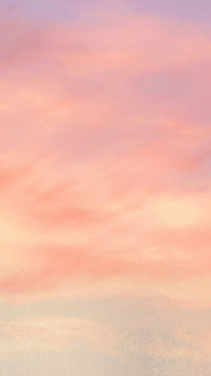 Peach Color Aesthetic Sky
