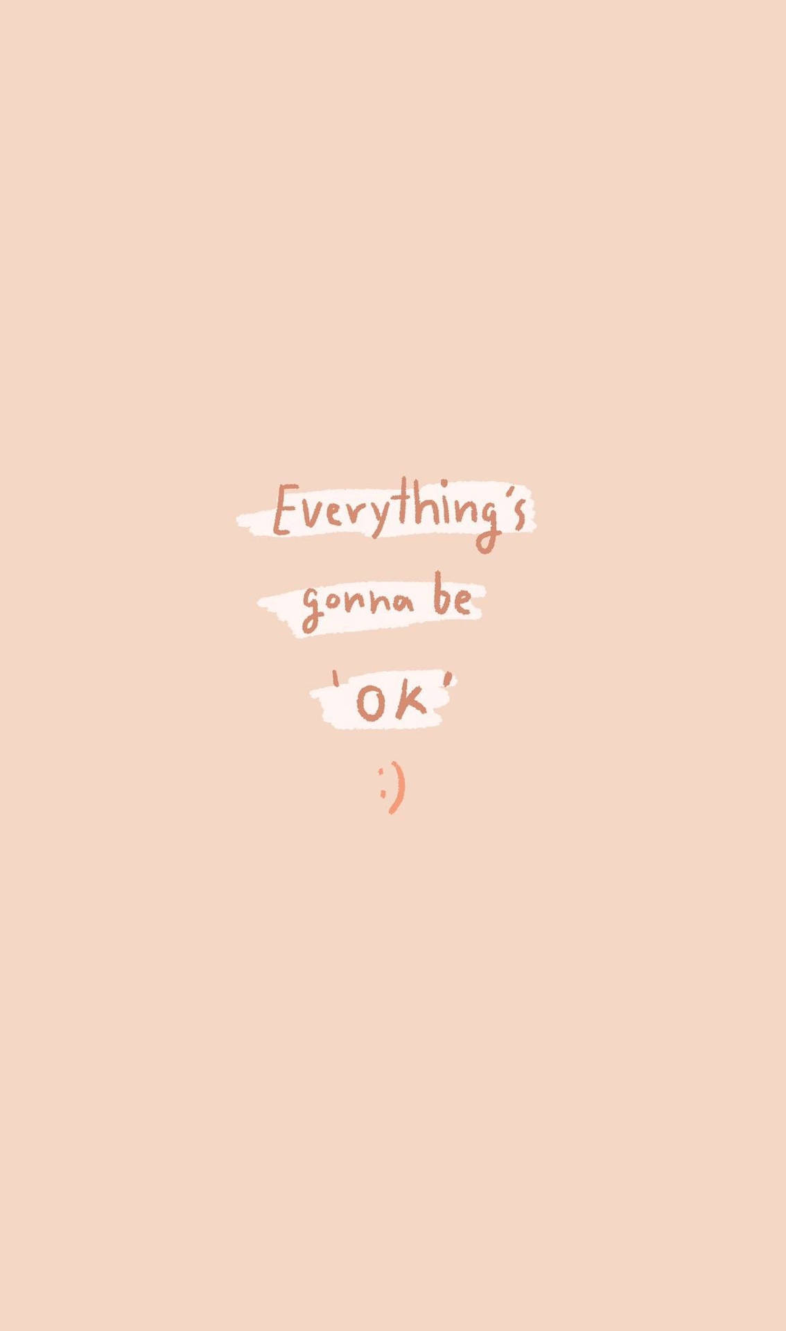 Peach Everything's Gonna Be Okay Background