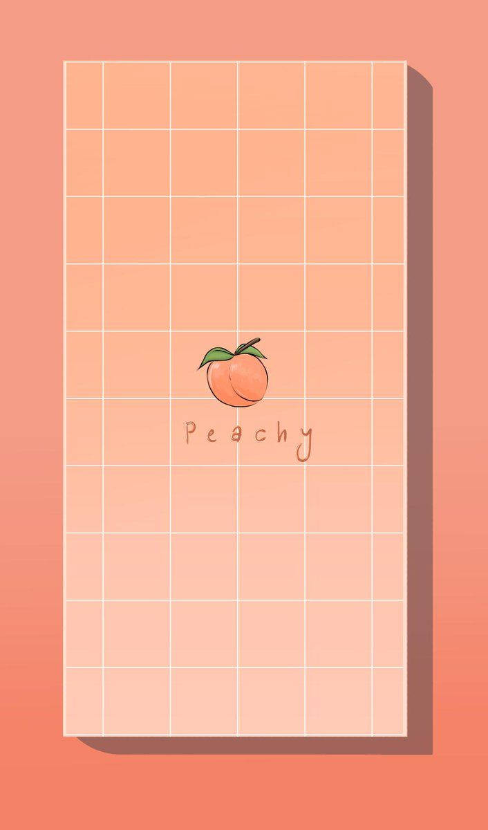 Peach Notebook - A4 Background