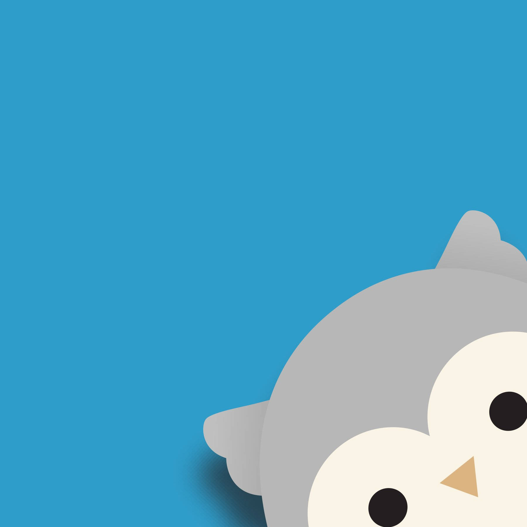 Peaking Squishmallows Owl Background