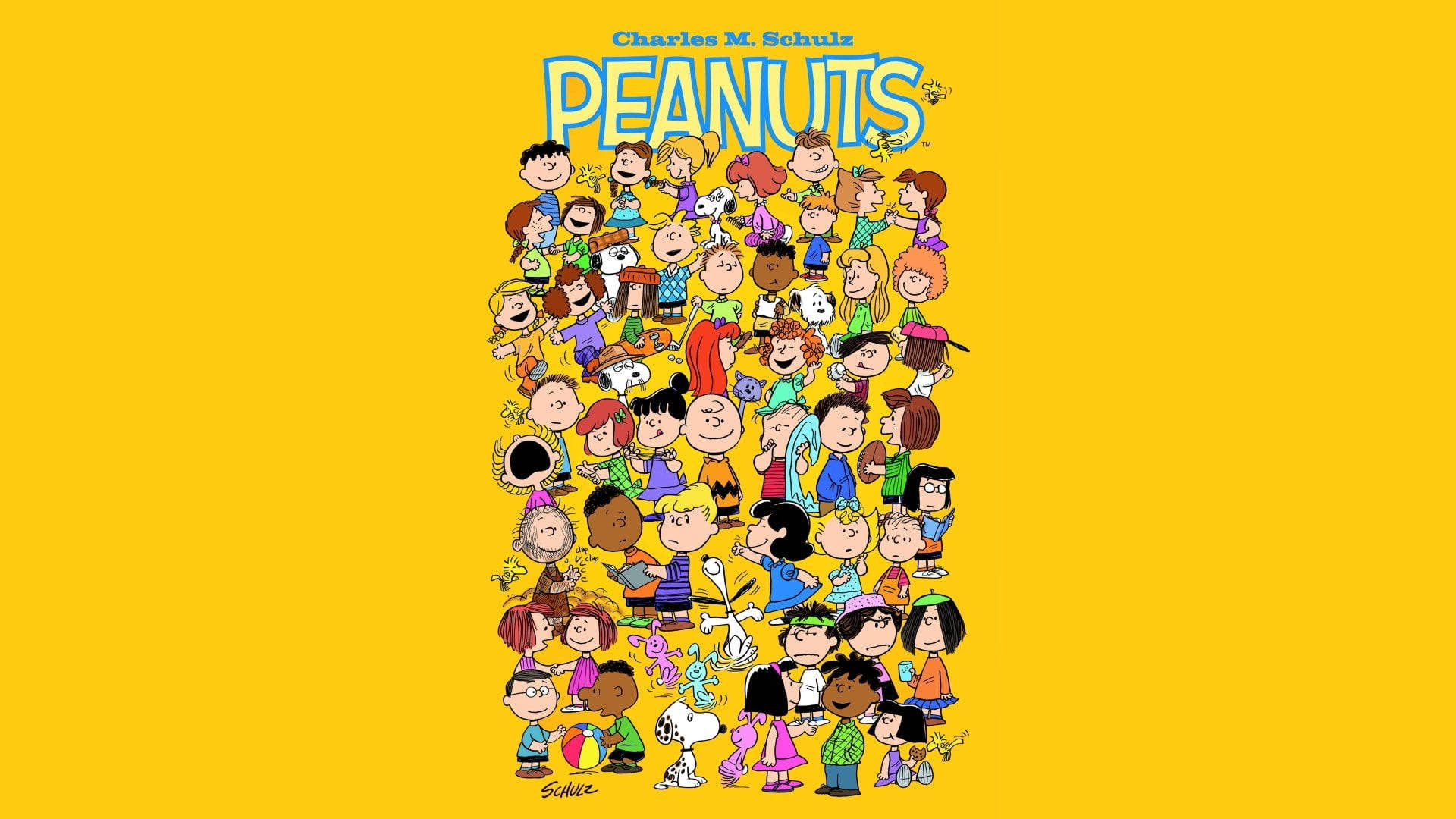 Peanuts Comics By Charles Schulz Background