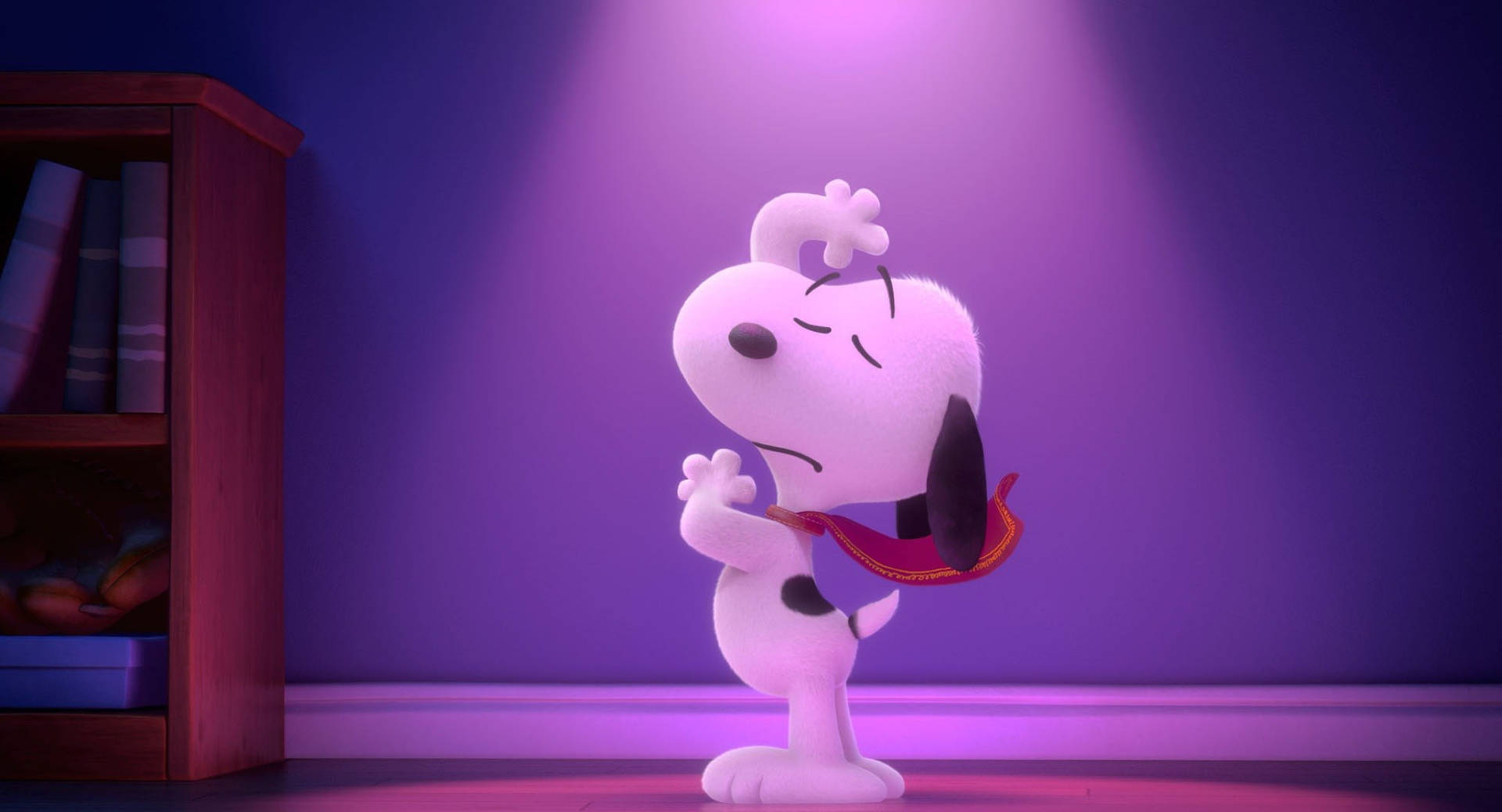 Peanuts Dramatic Snoopy Background