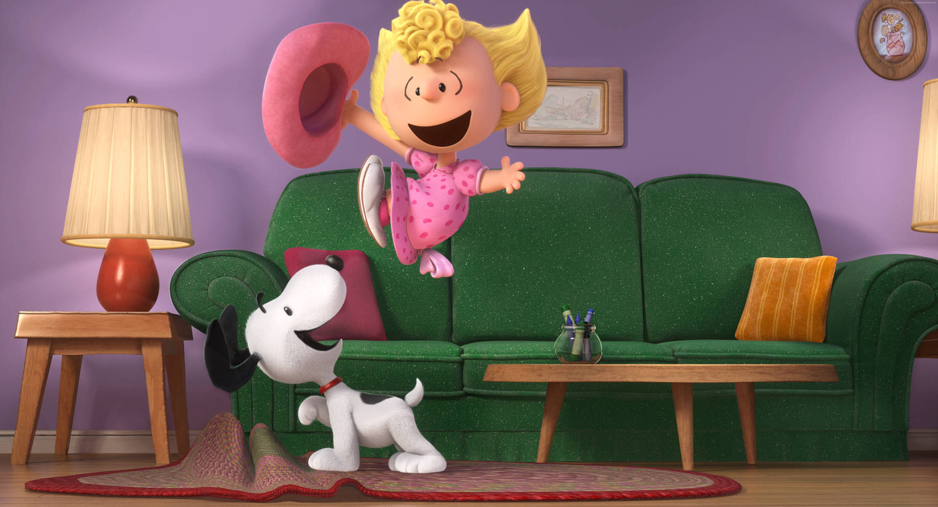 Peanuts Snoopy And Sally Background