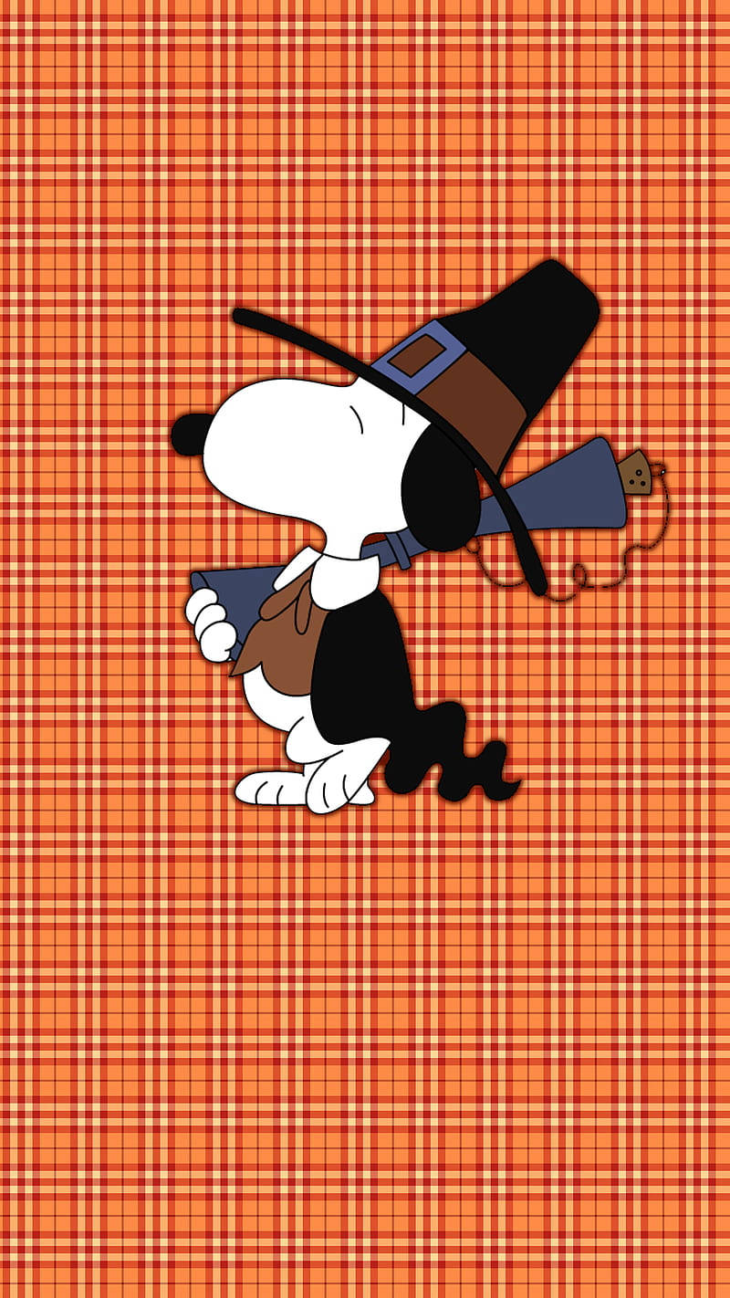 Peanuts Thanksgiving Pilgrim Snoopy Background