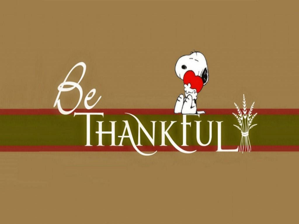 Peanuts Thanksgiving Thankful Art Background