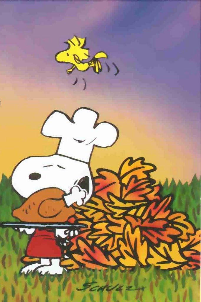 Peanuts Thanksgiving Turkey And Leaves