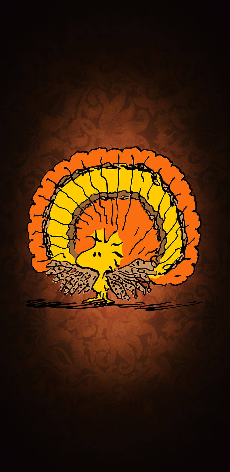 Peanuts Thanksgiving Turkey Woodstock Background