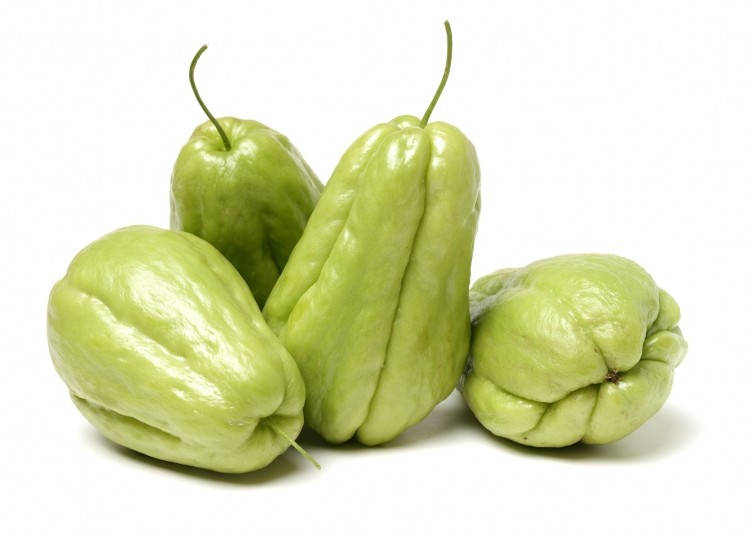 Pear-shaped Chayote Background