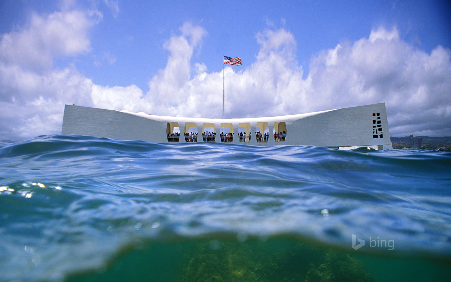 Pearl Harbor National Memorial Hawaii Usa Background