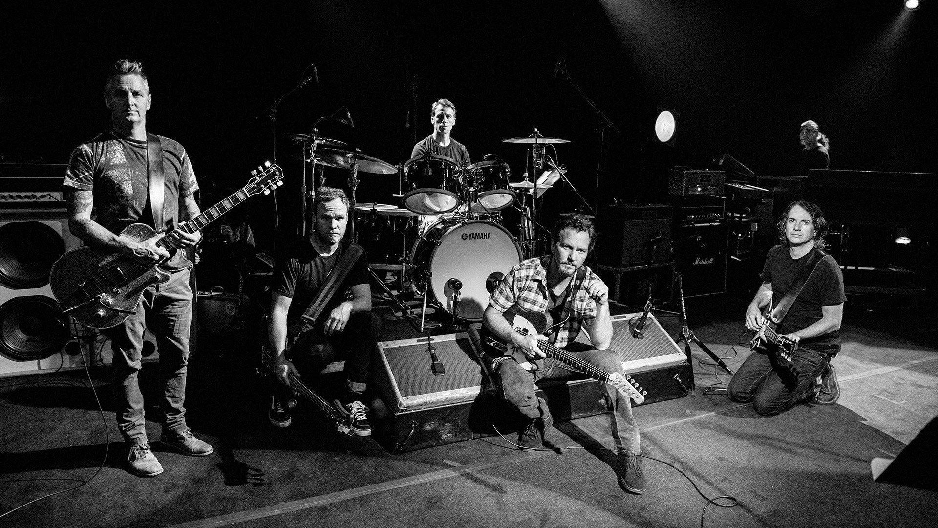 Pearl Jam Rock Band Black And White