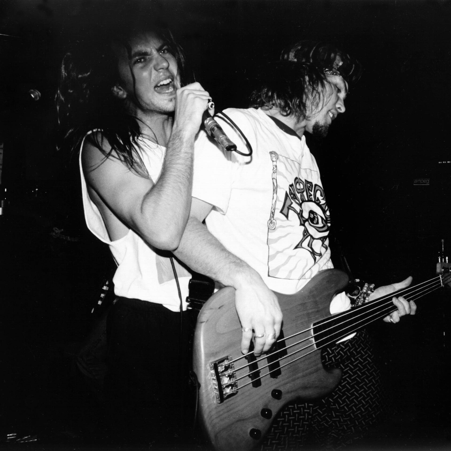 Pearl Jam Rock Band Eddie Vedder Jeff Ament Background