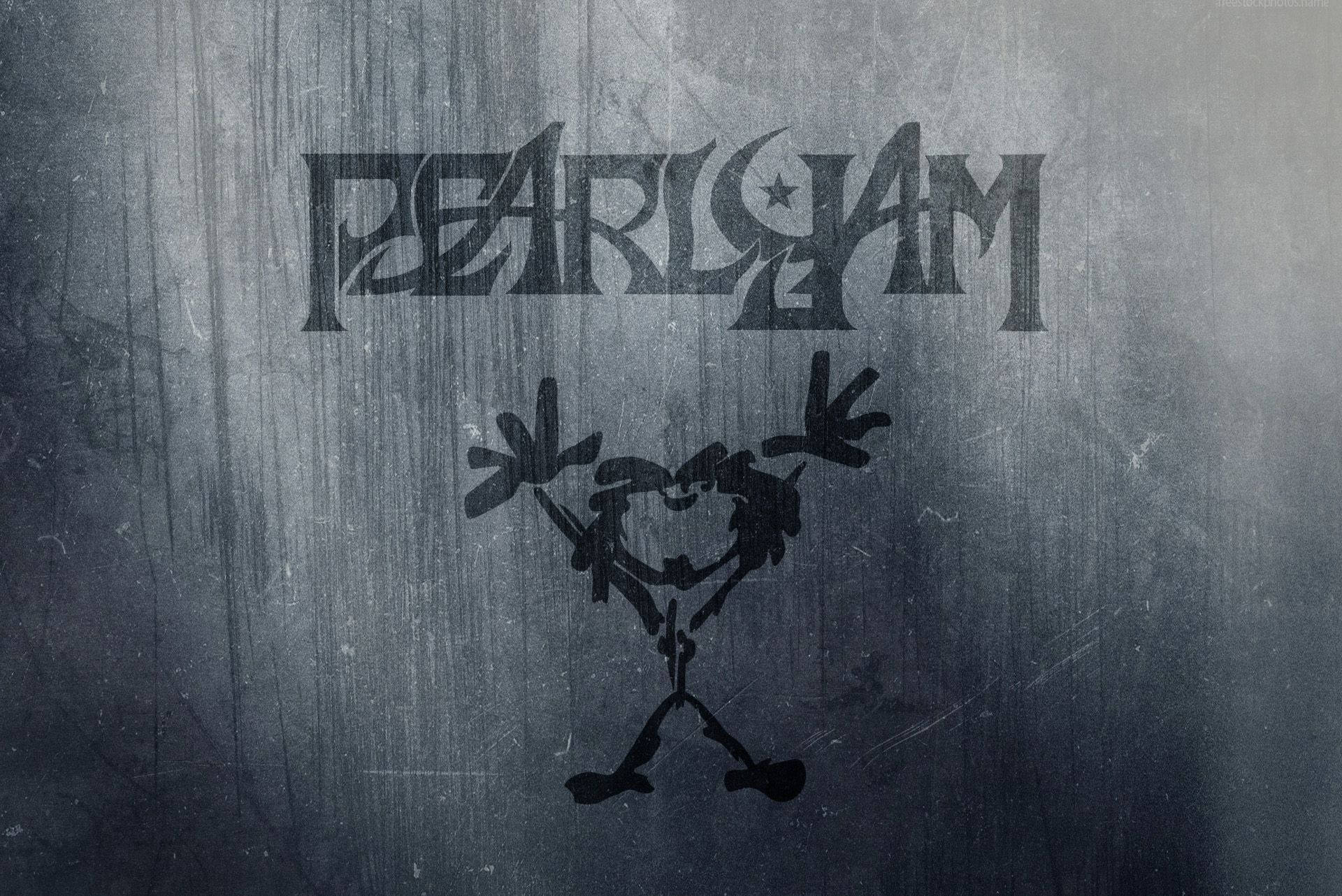 Pearl Jam Rock Band Logo Dark Aesthetic