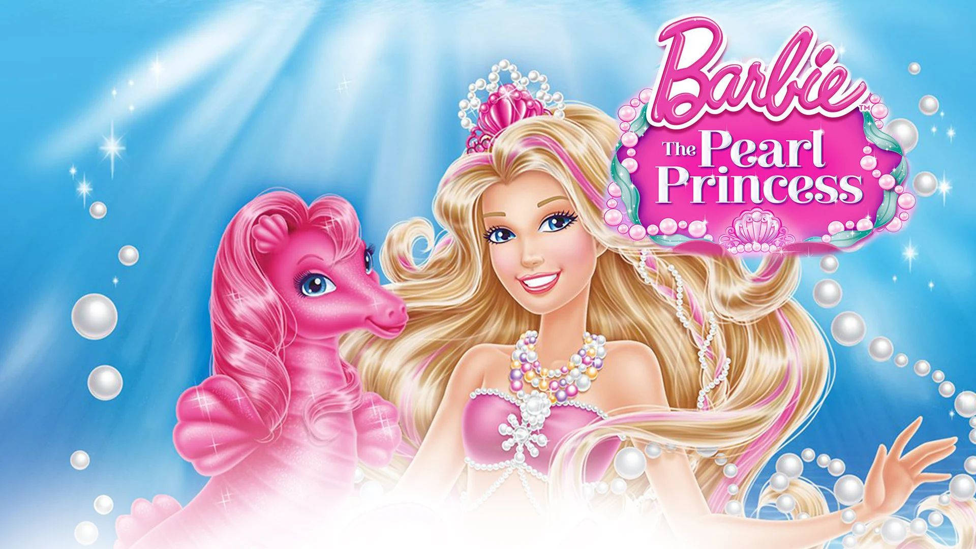 Pearl Princess Barbie Mermaid Background