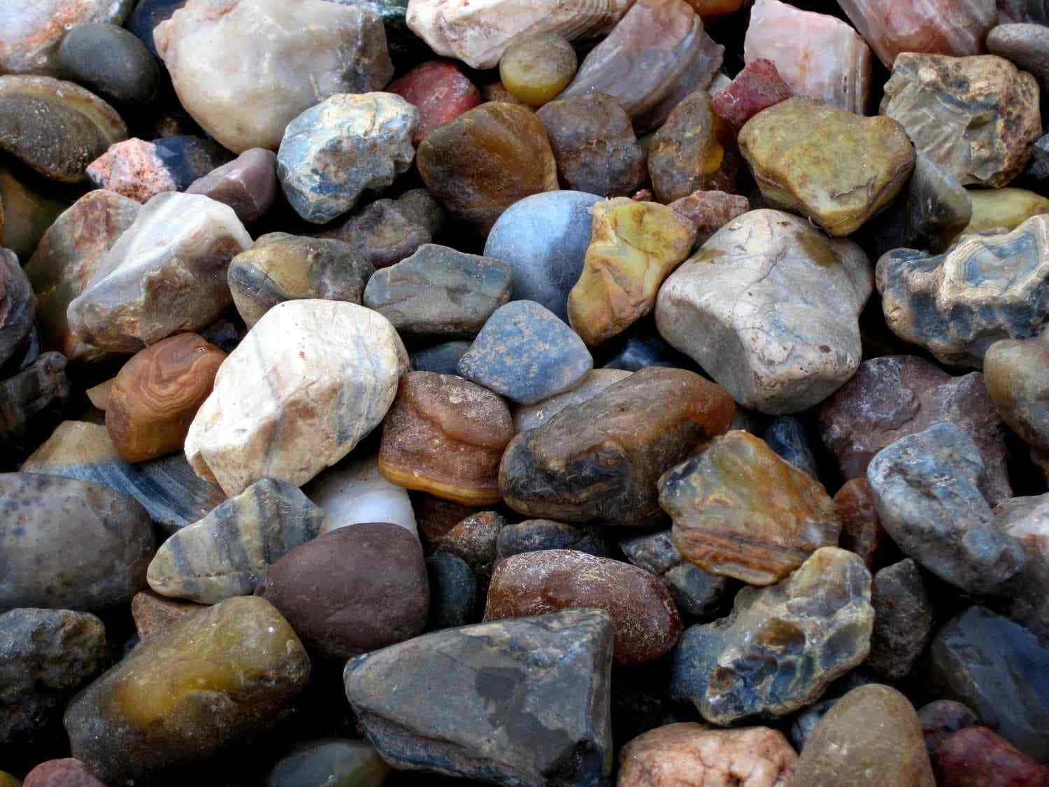 Pebble Rocks Gemstones Sand Stones