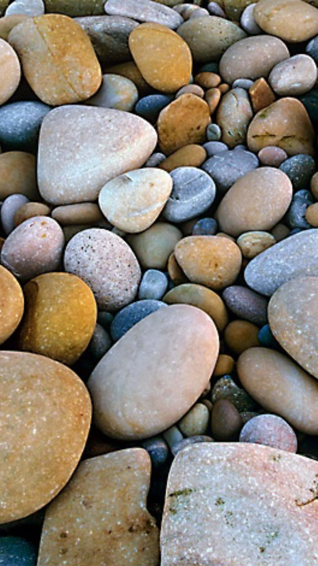 Pebbles By The Shore For Ios 3 Background