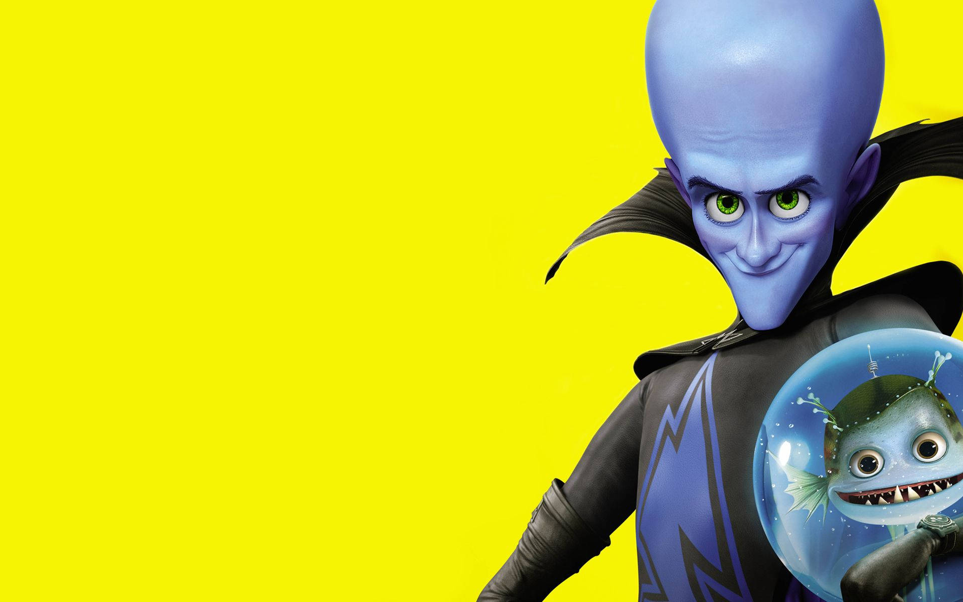 Peculiar Duo - Megamind And Minion Background