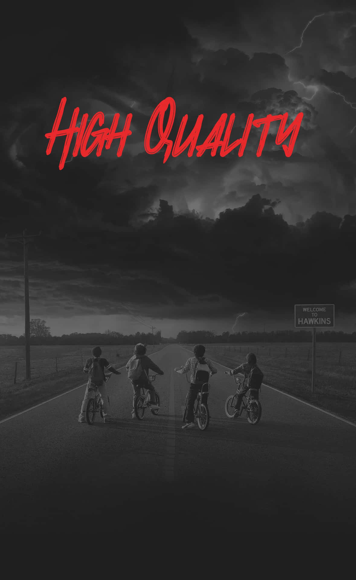 Pedal Away On This Vintage 'stranger Things' Bike Background