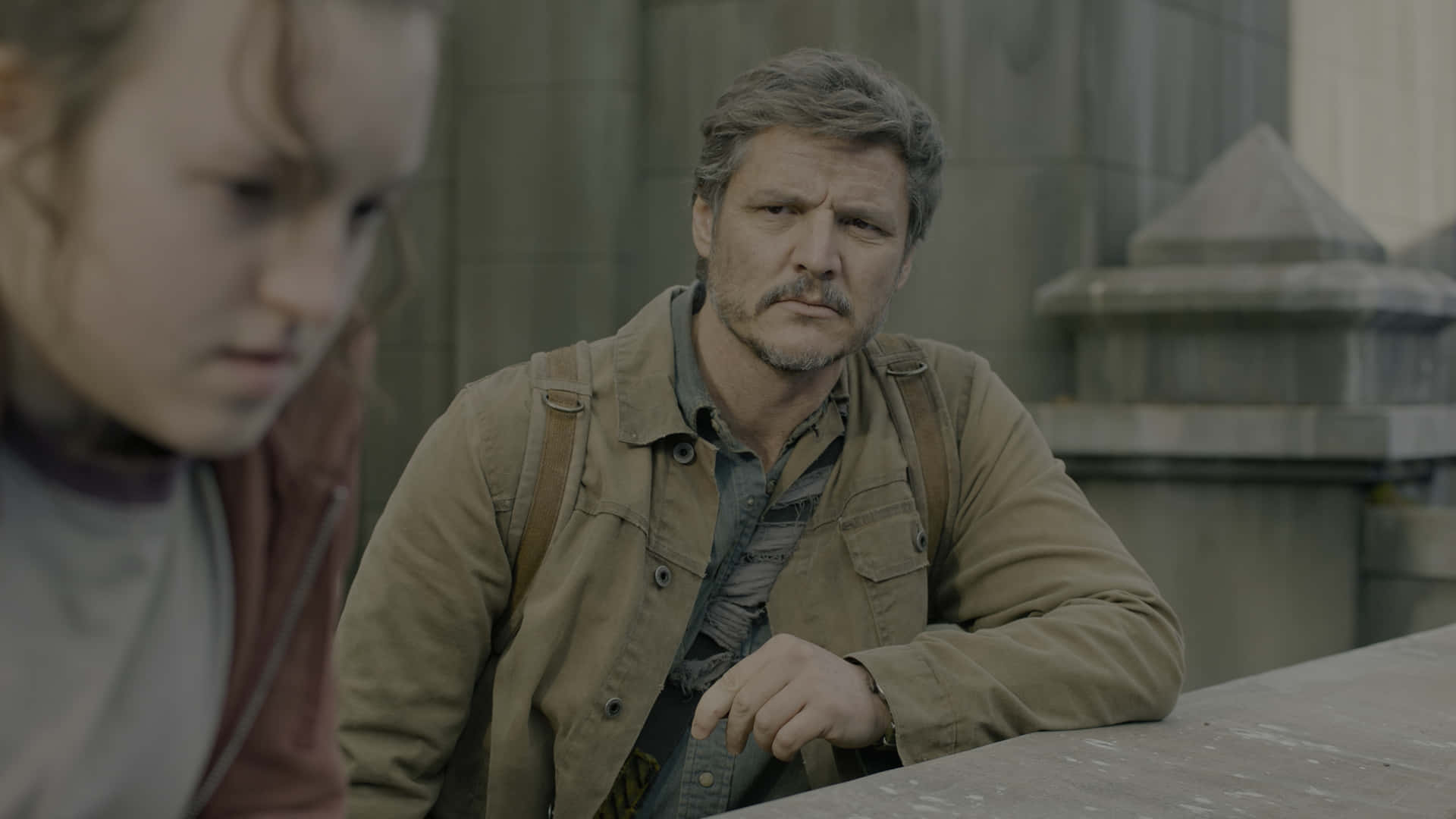 Pedro Pascal Concerned Look Background
