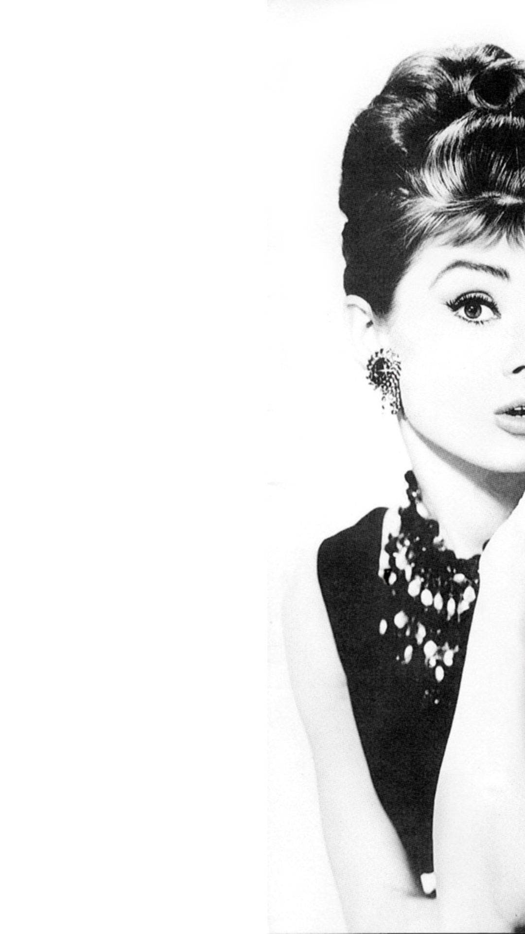 Peeking Audrey Hepburn Background