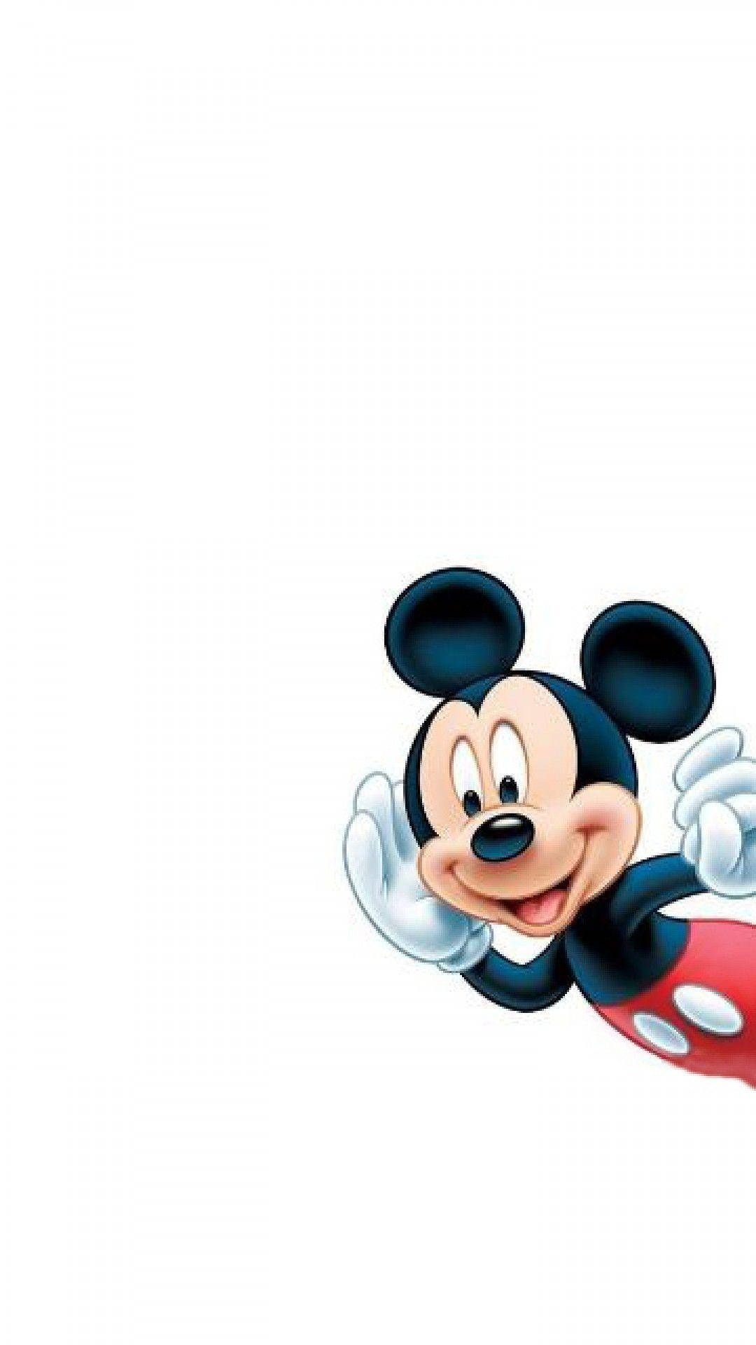 Peeking Mickey Mouse Iphone Background