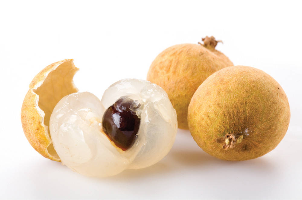 Peeled Longan Fruit