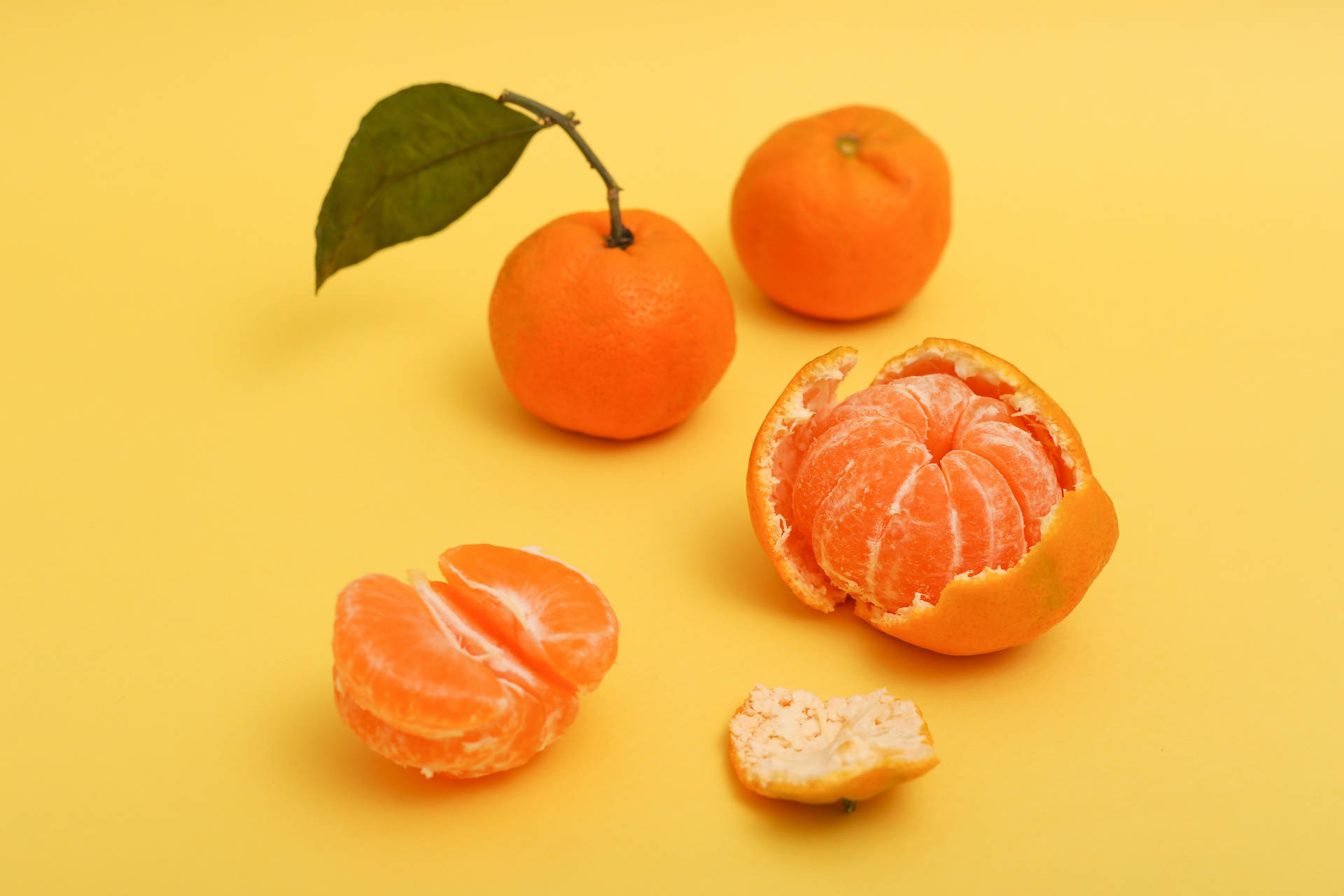 Peeled Orange Fruit