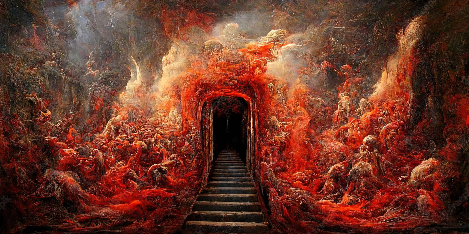 Peering Into The Fiery Depths Of Hell