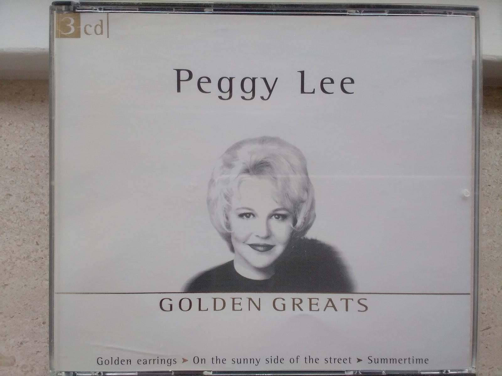 Peggy Lee For Golden Greats Cd Album Background