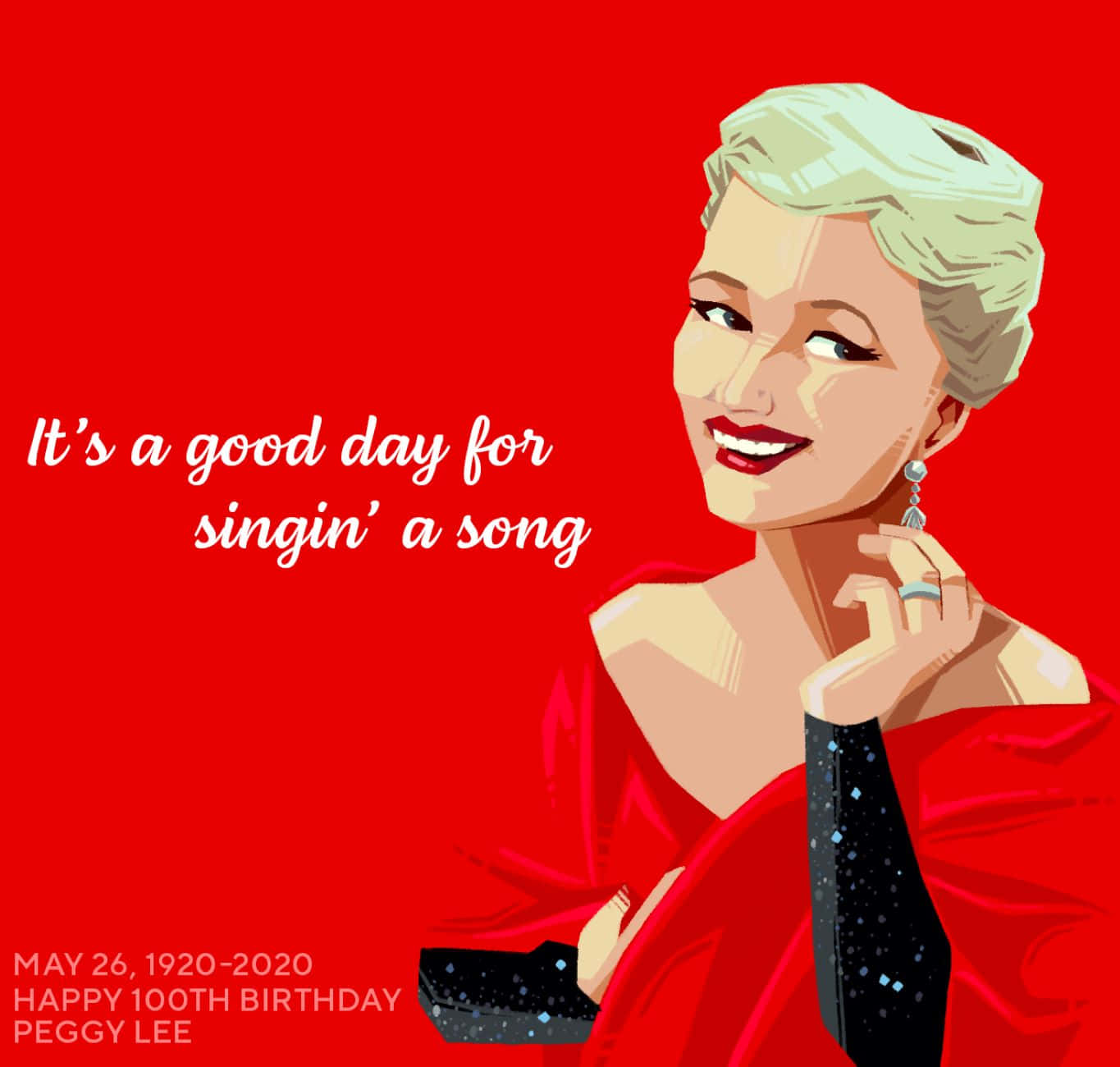 Peggy Lee100th Birthday Tribute Background