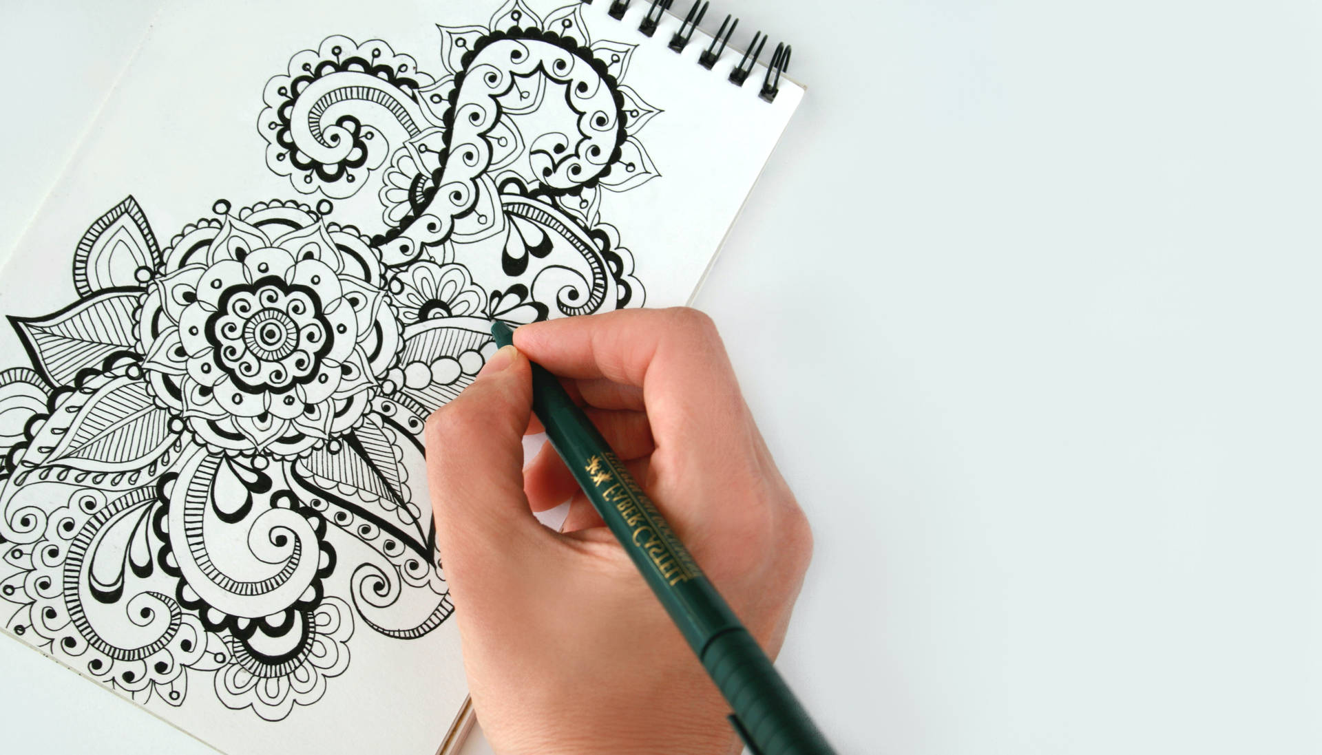 Pencil Drawing Doodle Design Background