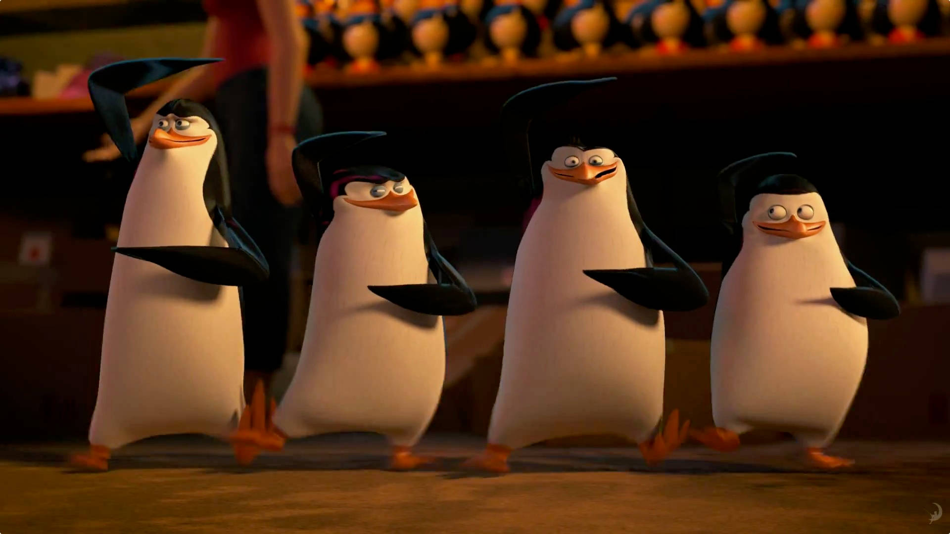 Penguins Of Madagascar 4k Cartoon Background