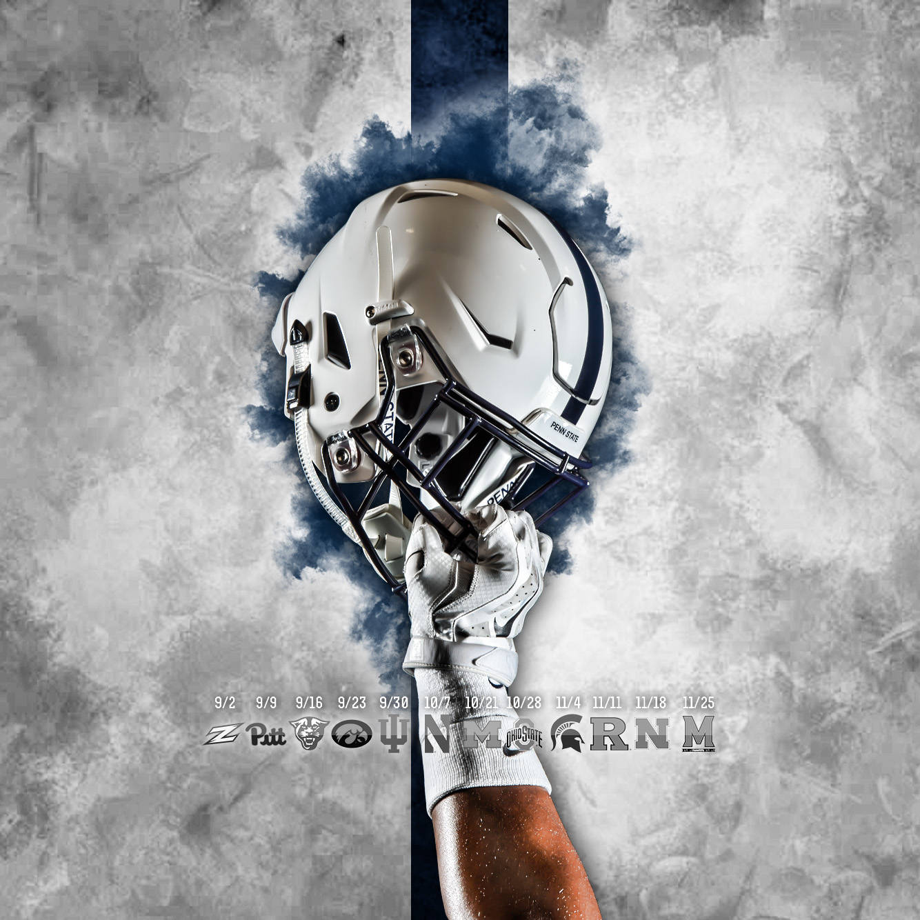 Penn State Raising Helmet