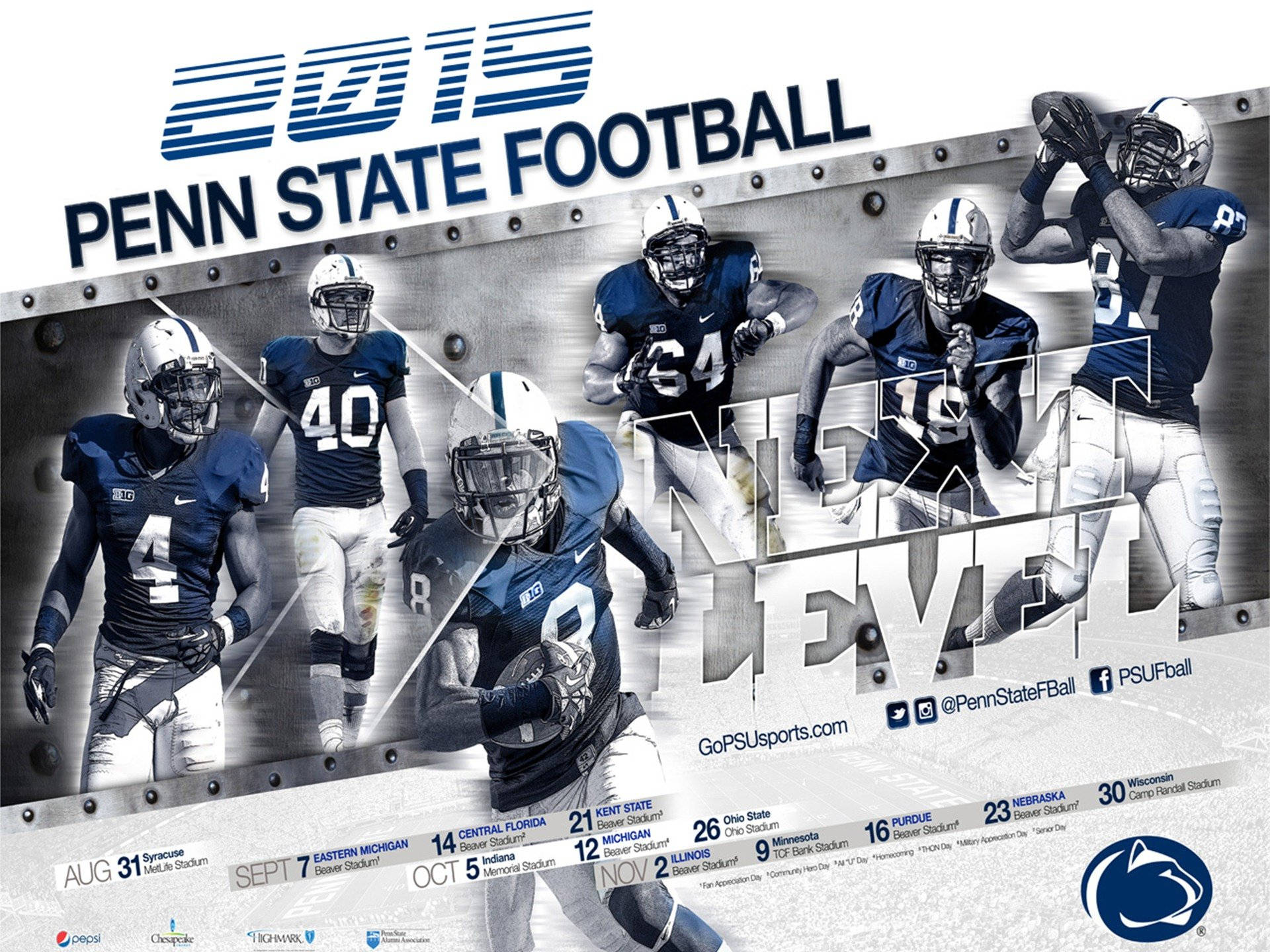 Pennsylvania State University 2015 Football Team Background